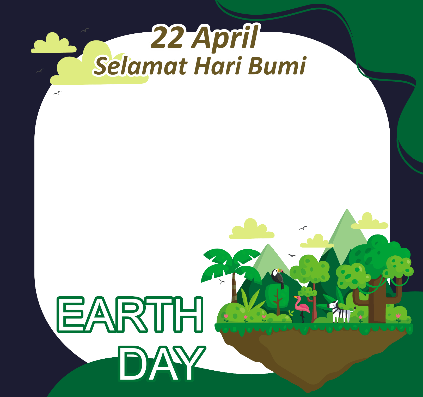 Twibbon Hari Bumi 2021, Gratis dan Mudah - Berita Warganet