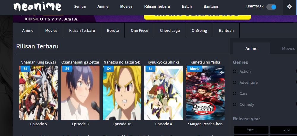 situs nonton anime sub title bahasa indonesia