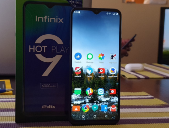 Infinix Hot 9 Play Ponsel Kapasitas Baterai 6000MaH