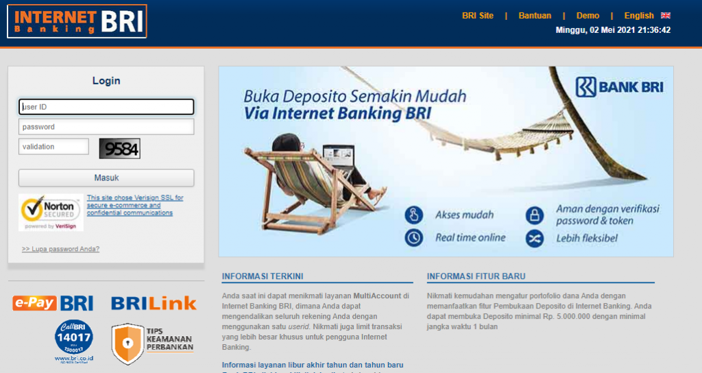 cara cek saldo BRI