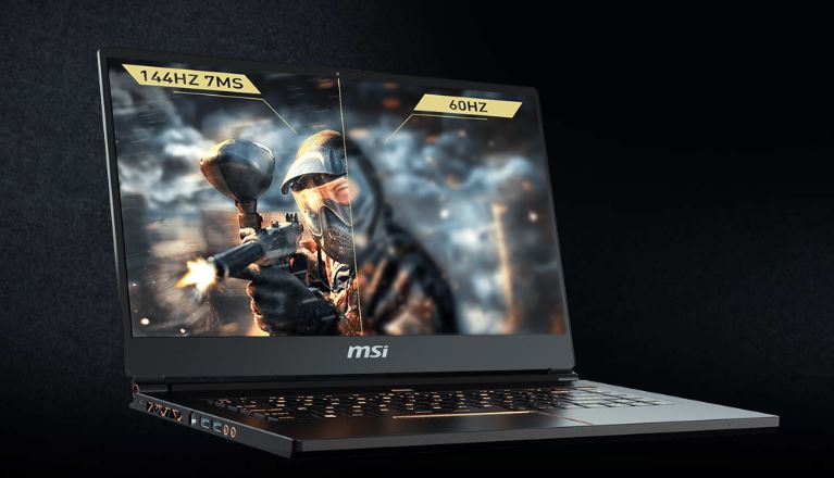 MSI GS65 Stealth, Laptop ultraportabel bezel tipis