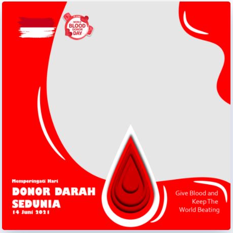 Twibbon Hari Donor Darah Sedunia 2021