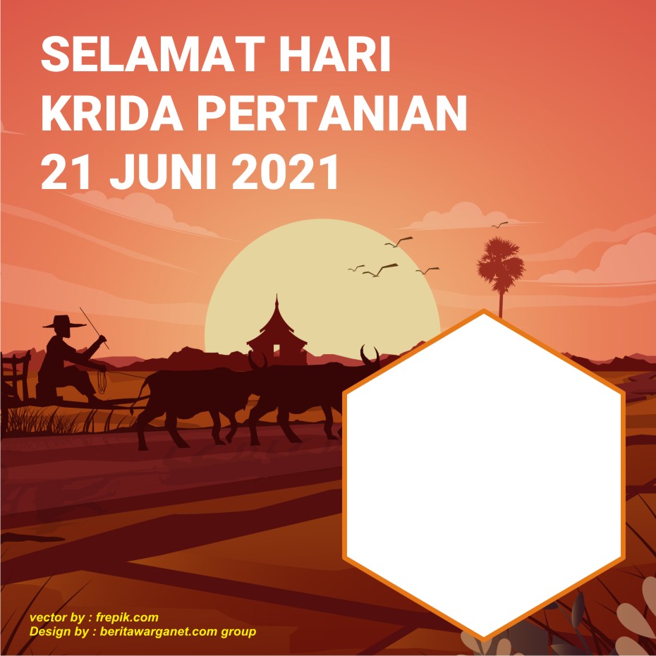 Twibbon Hari Krida Pertanian 2021