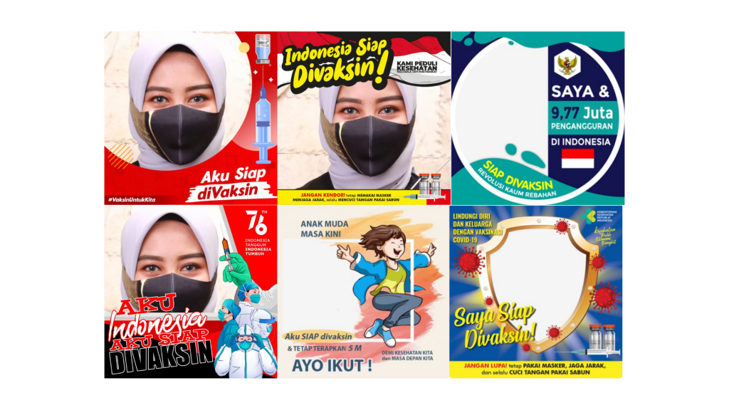 Twibbon saya siap dan sudah divaksin