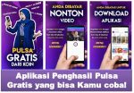 Aplikasi Penghasil Pulsa Gratis yang bisa Kamu coba