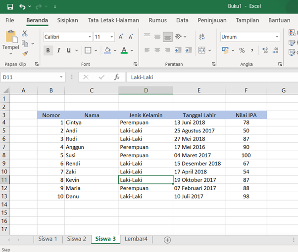 Hal yang Harus Dipelajari Pada Excel 9