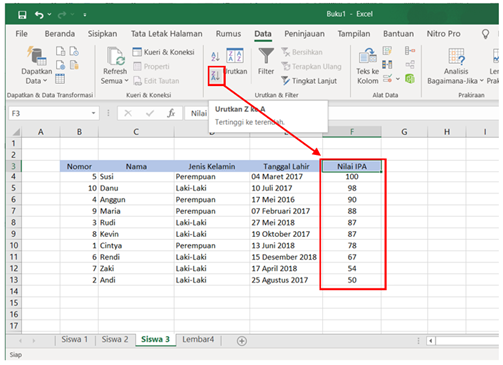 Hal yang Harus Dipelajari Pada Excel 8