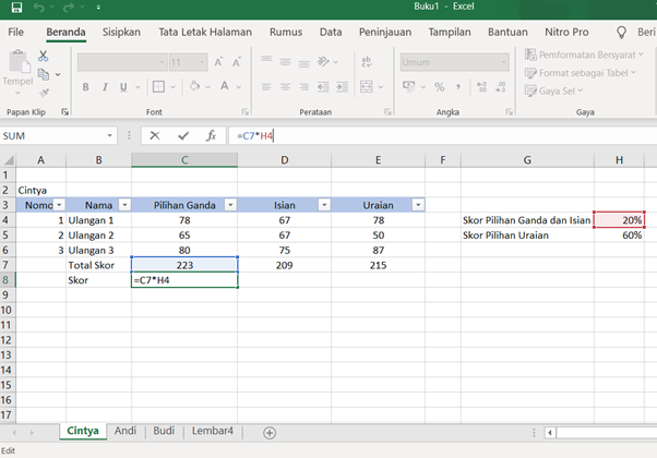 Hal yang Harus Dipelajari Pada Excel 3