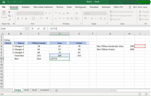 Hal yang Harus Dipelajari Pada Excel 2