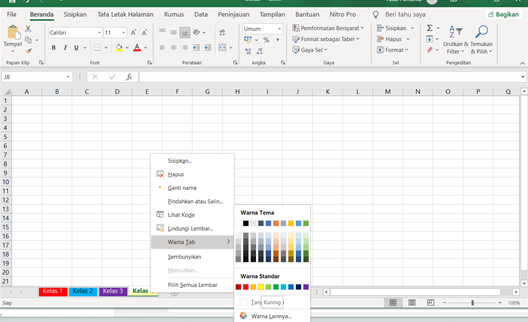 Workbook dan Worksheet Microsoft Excel