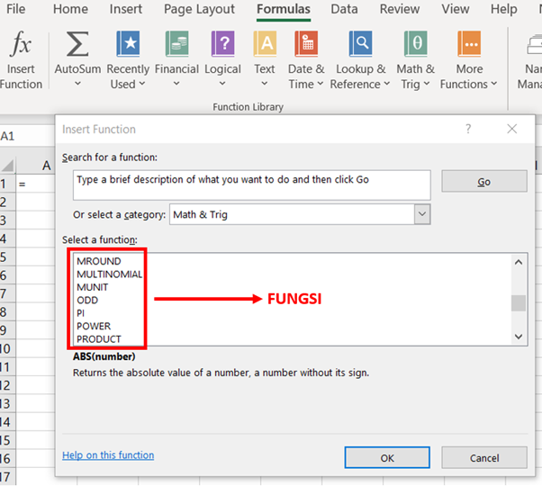 Rumus dan Fungsi Excel 2