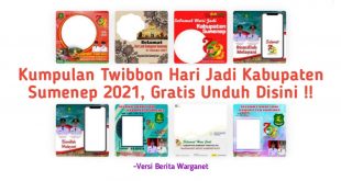 Kumpulan Twibbon Hari Jadi Kabupaten Sumenep 2021