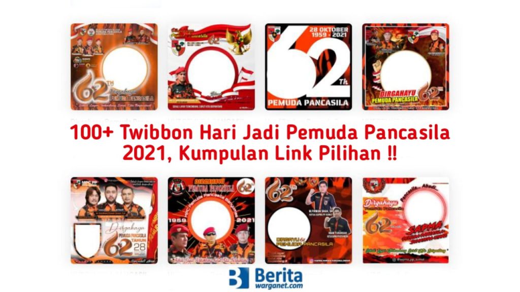 Poster Twibbon HUT Pemuda Pancasila Ke 62