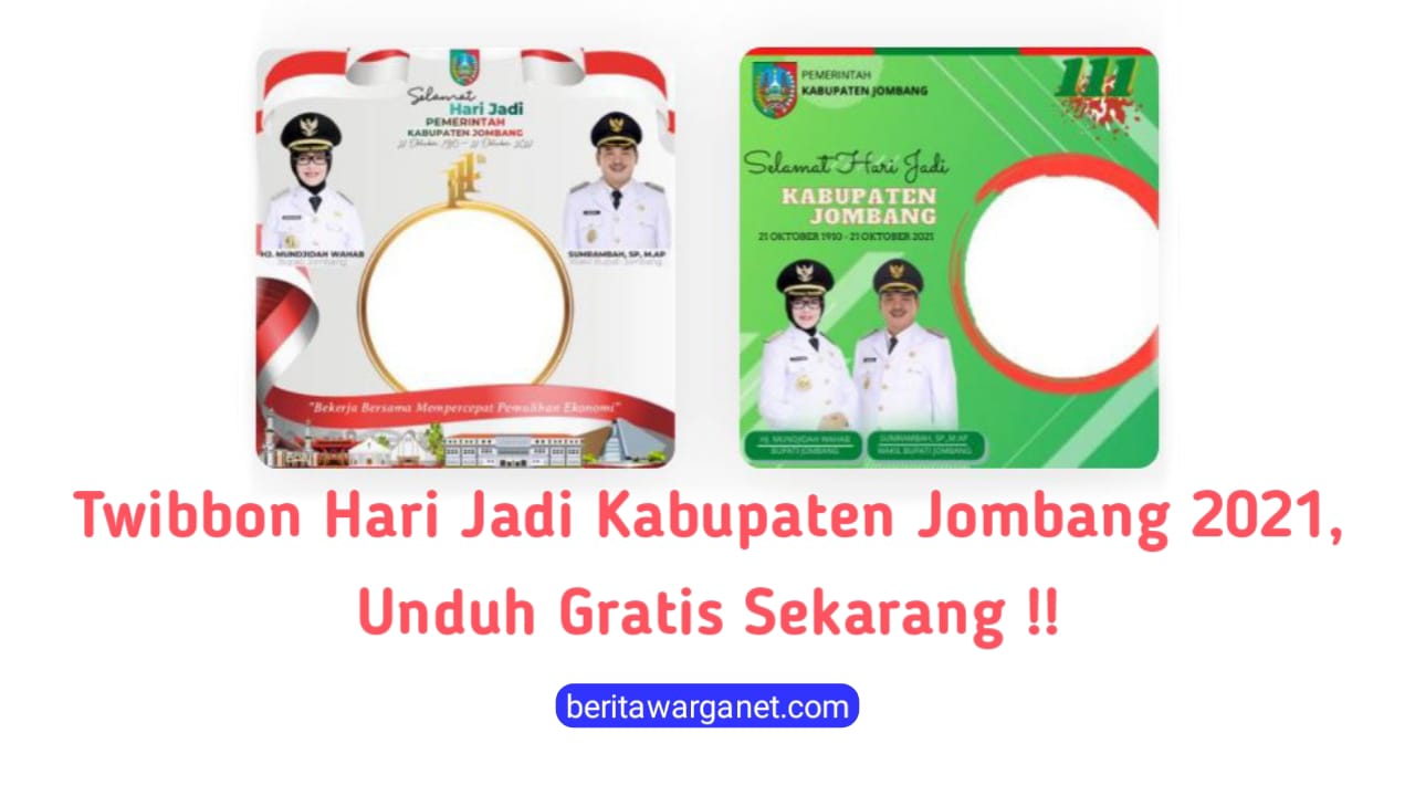 Poster Twibbon Hari Jadi Kabupaten Jombang