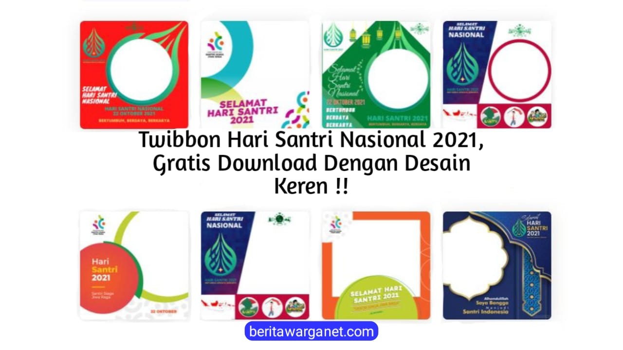 Twibbon Hari Santri Nasional Poster