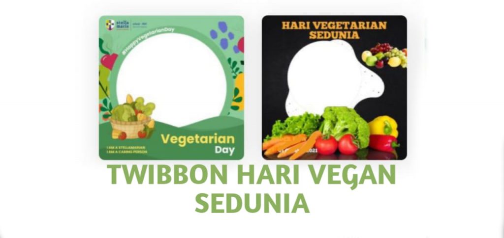 Twibbon Hari Vegan Sedunia