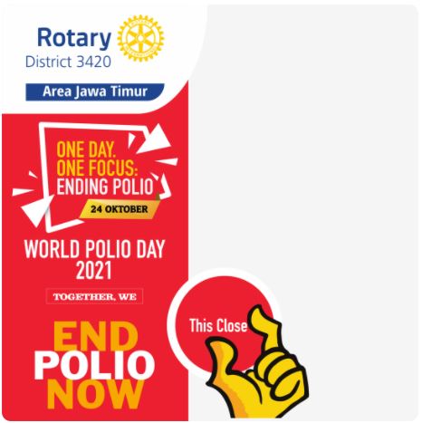 twibbon Hari Polio Sedunia Pilihan 8