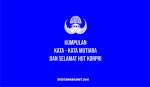 Kumpulan Kata - Kata Mutiara dan Selamat HUT KORPRI
