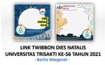 Link Twibbon Dies Natalis Universitas Trisakti ke-56 Tahun 2021