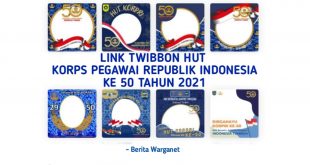 Link Twibbon HUT Korps Pegawai Republik Indonesia 2021