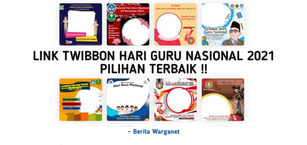 Link Twibbon Hari Guru Nasional 2021