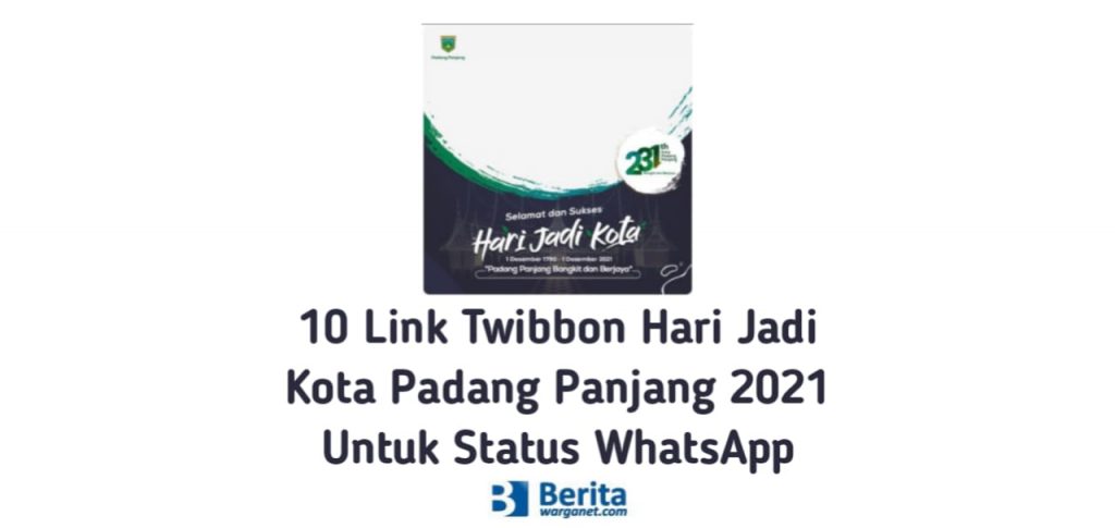 Link Twibbon Hari Jadi Kota Padang Panjang 2021