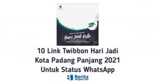 Link Twibbon Hari Jadi Kota Padang Panjang 2021