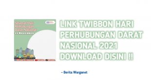 Link Twibbon Hari Perhubungan Darat Nasional 2021