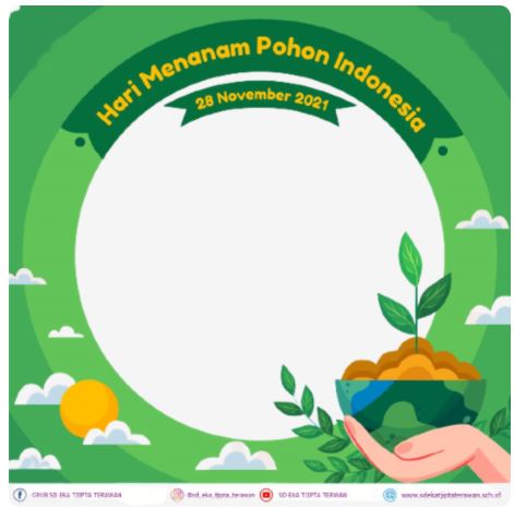 Twibbon Gerakan Hari Menanam Pohon Indonesia Tahun 2021 Pilihan 5