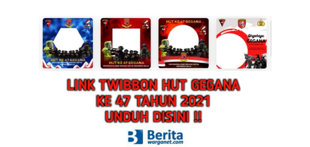 Twibbon HUT Gegana 2021