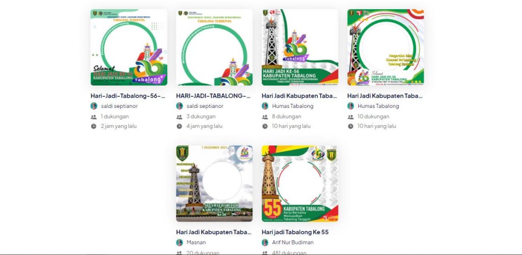 Twibbon HUT Kabupaten Tabalong 2021