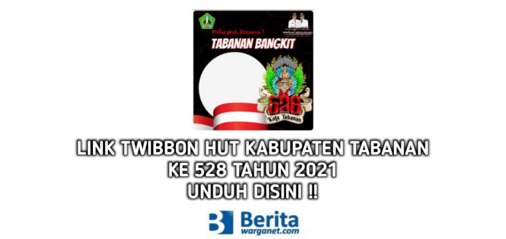 Twibbon HUT Kabupaten Tabanan 2021