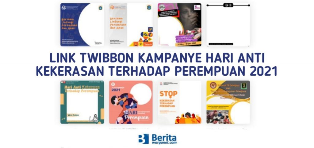 Twibbon Hari Anti Kekerasan Terhadap Perempuan 2021