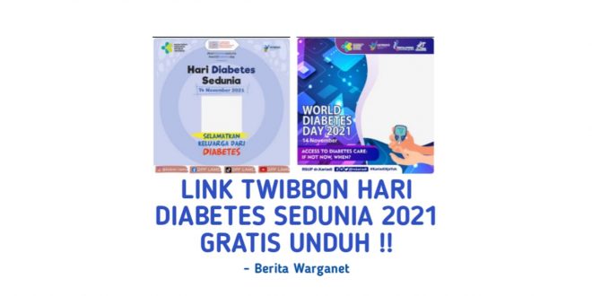 Twibbon Hari Diabetes Sedunia 2021