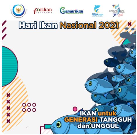Twibbon Hari Ikan Nasional 2021 Pilihan 1