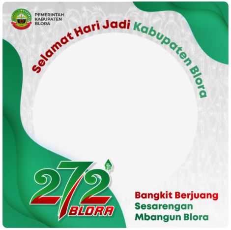 Twibbon Hari Jadi Kabupaten Blora 2021 Pilihan 3