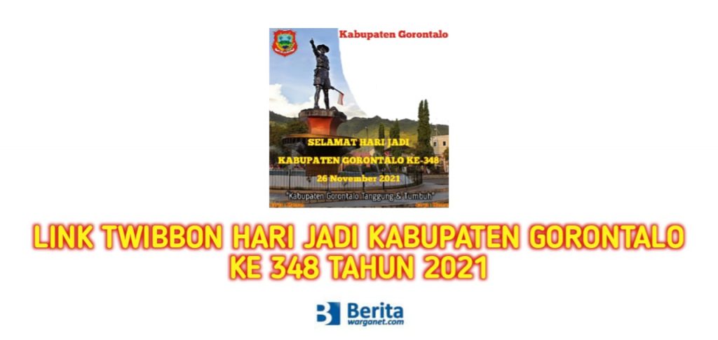 Twibbon Hari Jadi Kabupaten Gorontalo 2021