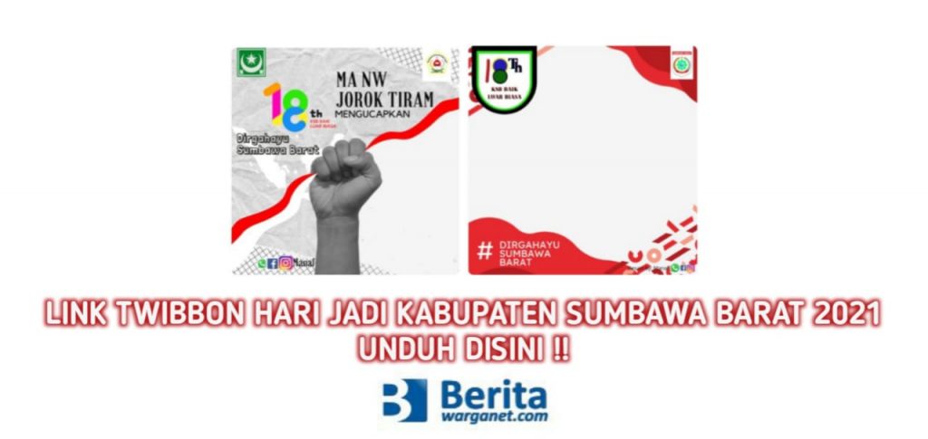 Twibbon Hari Jadi Kabupaten Sumbawa Barat 2021