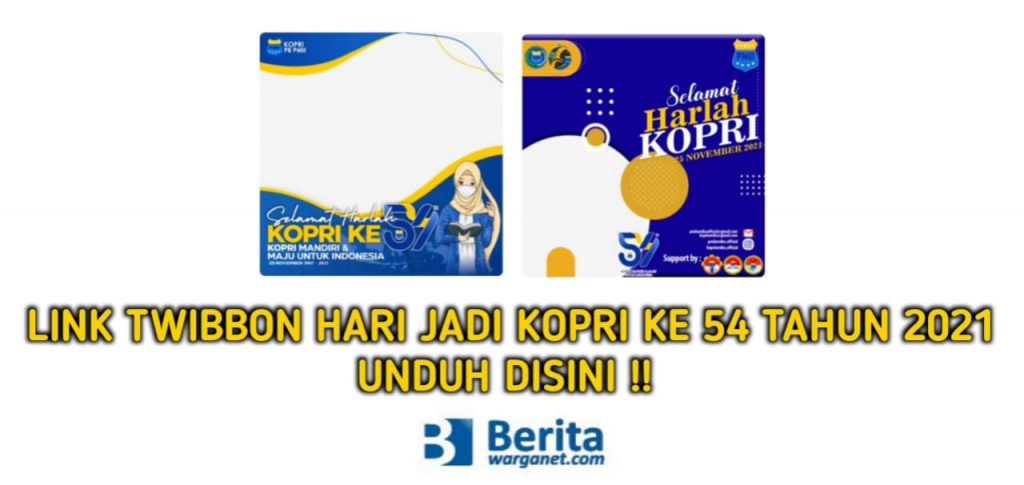 Twibbon Hari Jadi Kopri ke 54 Tahun 2021