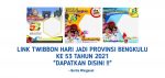 Twibbon Hari Jadi Provinsi Bengkulu 2021