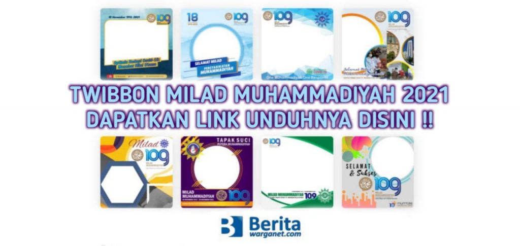 Twibbon Milad Muhammadiyah 2021