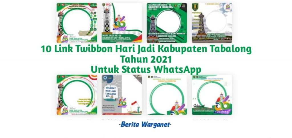 link Twibbon Hari Jadi Kabupaten Tabalong Tahun 2021