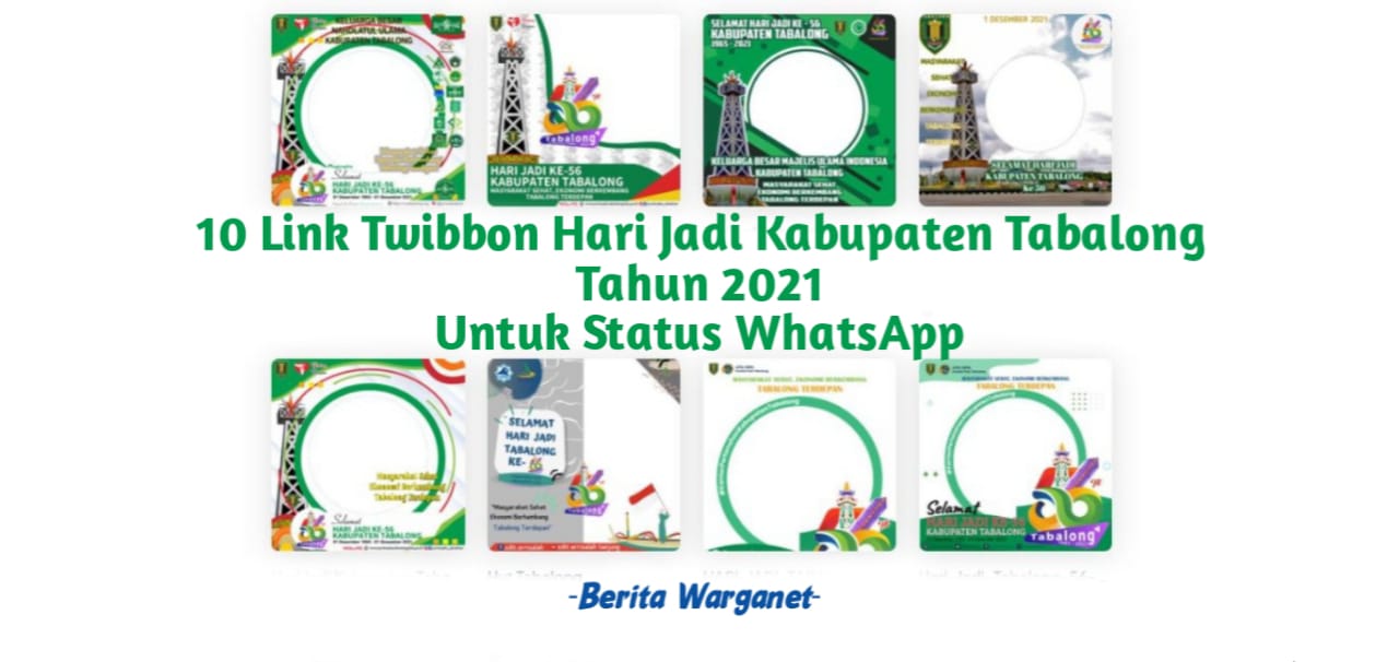 link Twibbon Hari Jadi Kabupaten Tabalong Tahun 2021