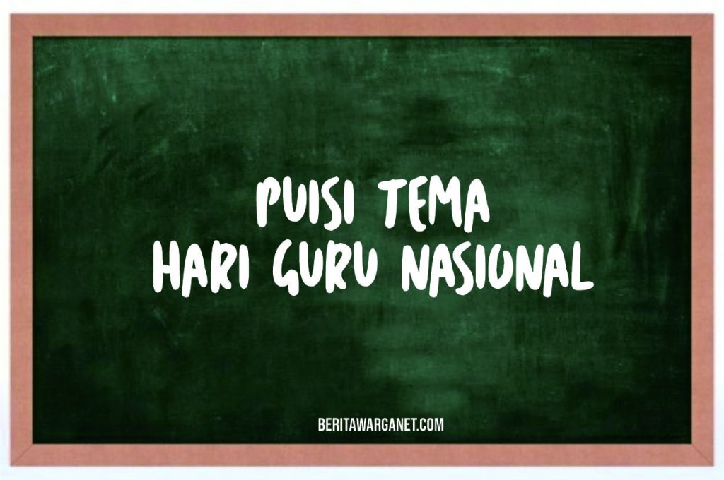 puisi tema hari guru nasional
