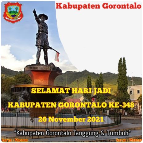 Twibbon Hari Jadi Kabupaten Gorontalo 2021 Pilihan 1