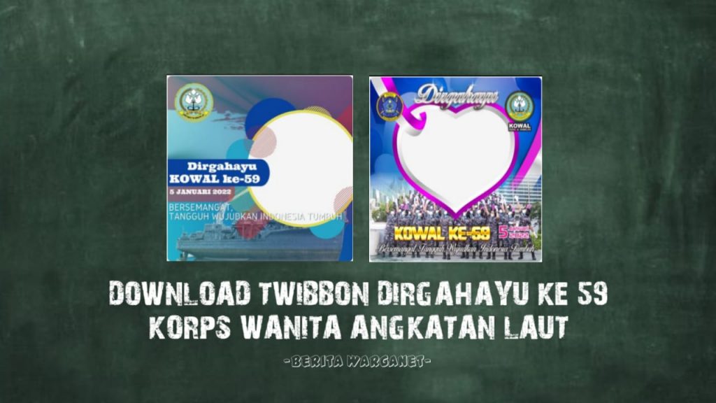 Download Twibbon Dirgahayu Ke 59 Korps Wanita Angkatan Laut
