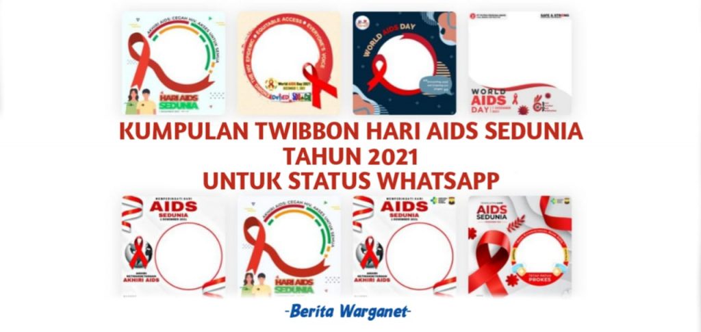 Kumpulan Twibbon Hari Aids Sedunia Tahun 2021