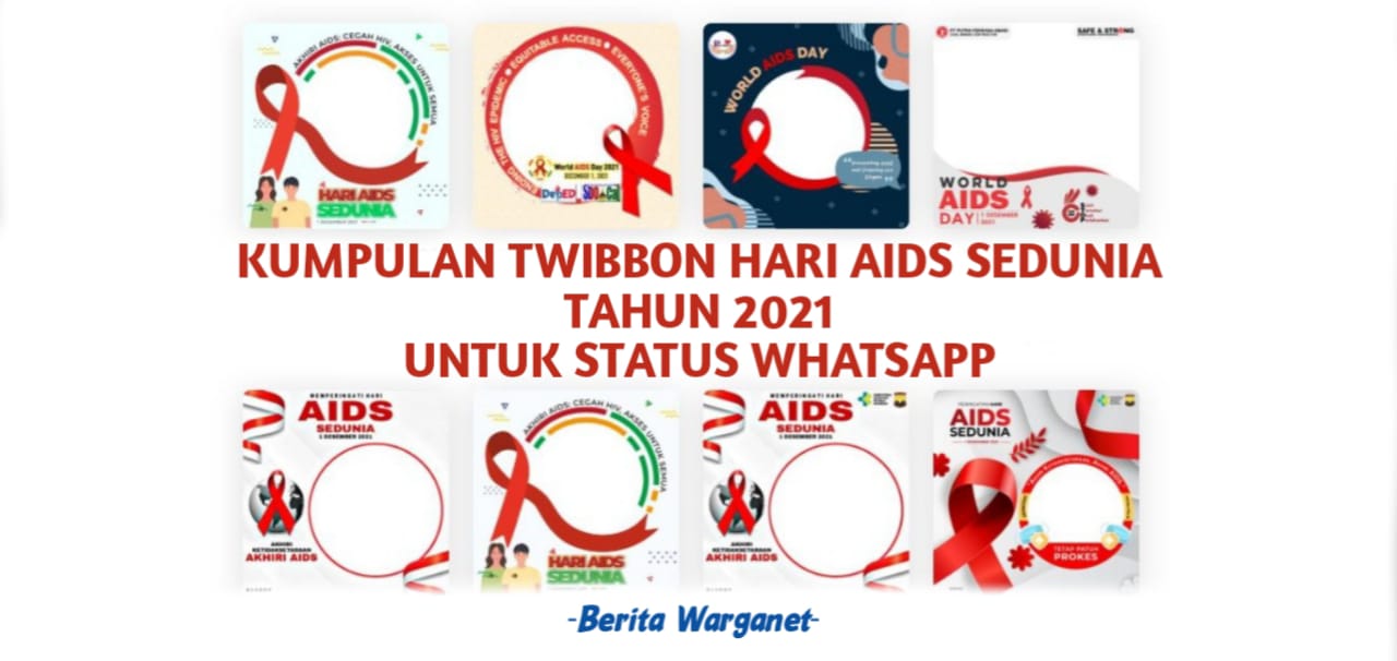 Kumpulan Twibbon Hari Aids Sedunia Tahun 2021