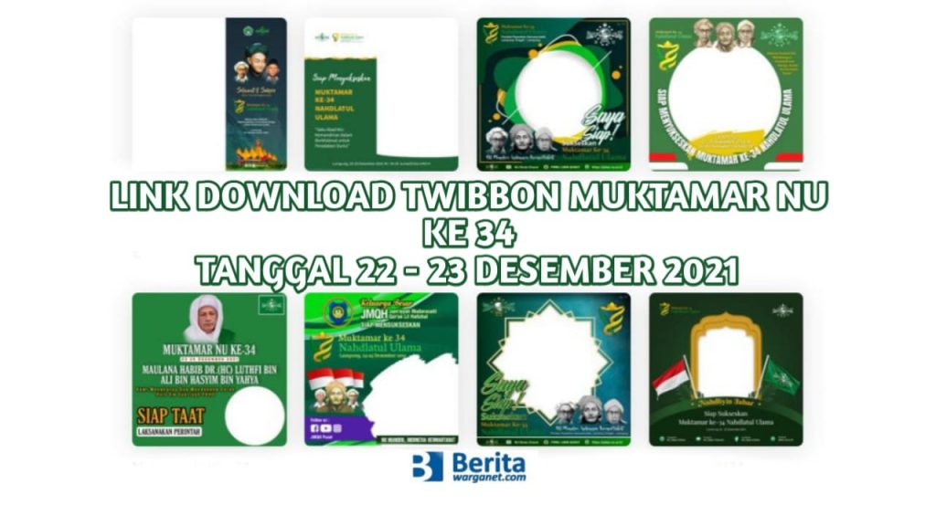 Link Download Twibbon Muktamar NU Ke 34