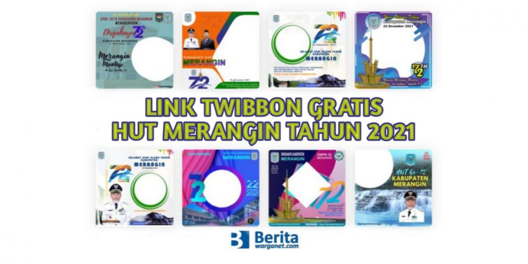 Link Twibbon Gratis HUT Merangin Tahun 2021, Klik Disini